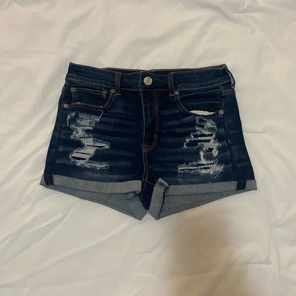 American Eagle Next Level Stretch hi-rise shortie size 8